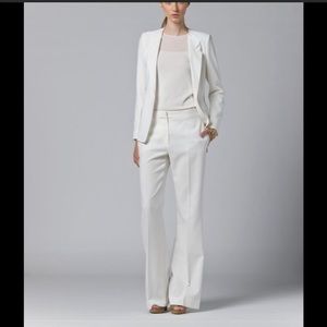 Dolce & Gabbana Textured Off White Trouser Pants * 40